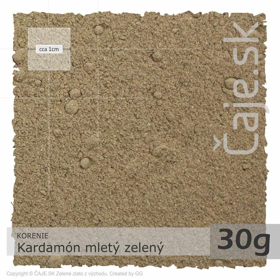 KORENIE Kardamóm mletý zelený (30g)