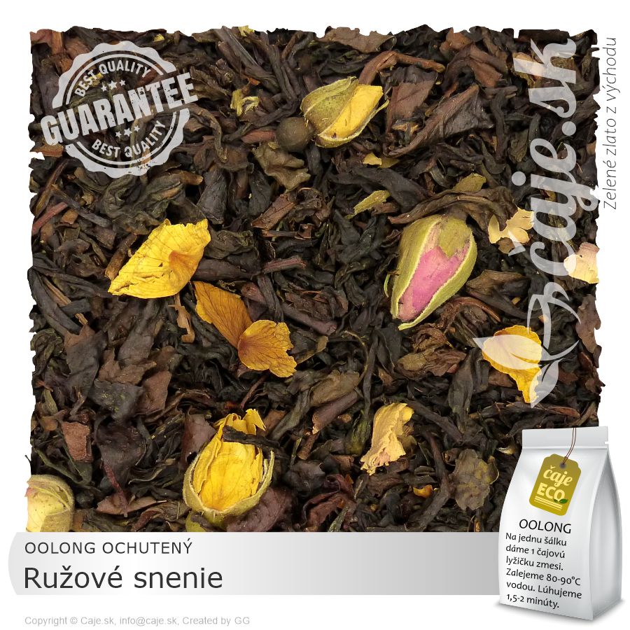 OOLONG OCHUTENÝ Ružové snenie (40g)