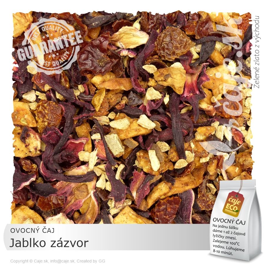 OVOCNÝ ČAJ Jablko zázvor (50g)