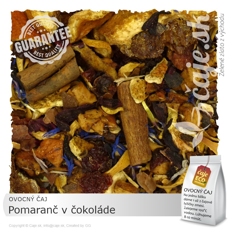 OVOCNÝ ČAJ Pomaranč v čokoláde (50g)