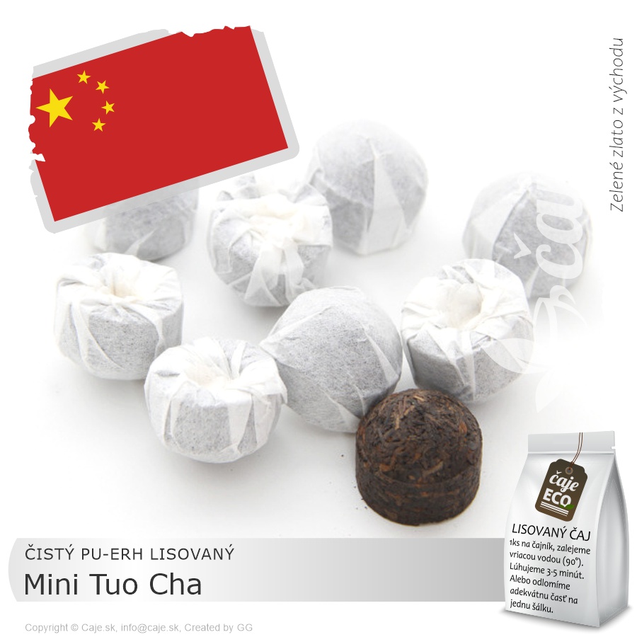 PU ERH Mini Tuo Cha – lisované hniezda (50g)