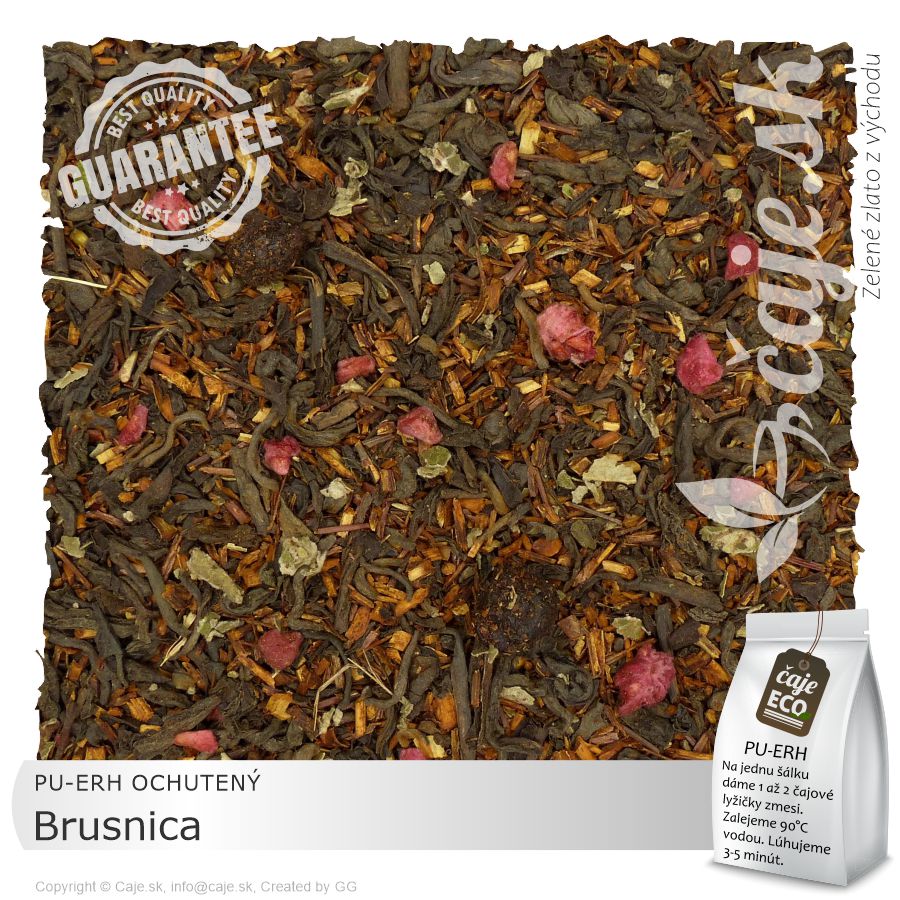 PU ERH OCHUTENÝ Brusnica (50g)