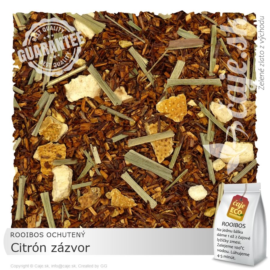 ROOIBOS Citrón zázvor (50g)