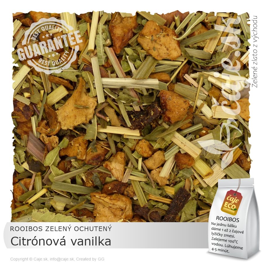 ROOIBOS ZELENÝ Citrónová vanilka (50g)