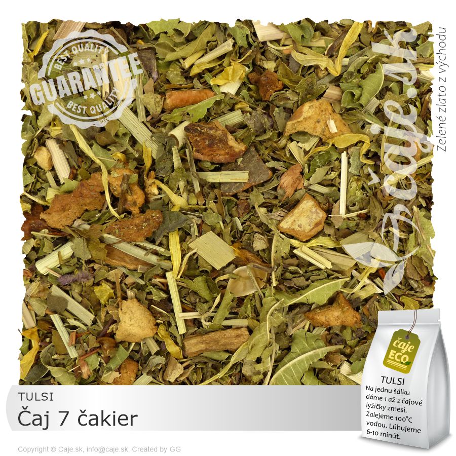 TULSI Čaj 7 čakier (50g)