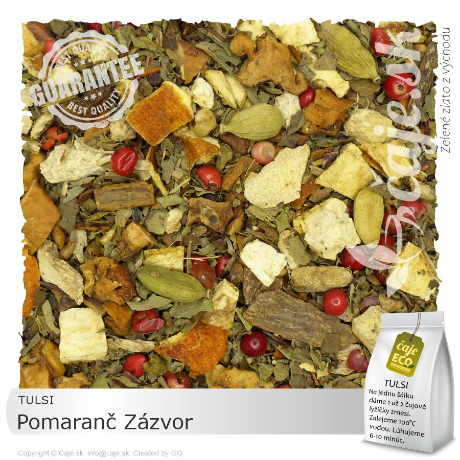 TULSI Pomaranč Zázvor (50g)