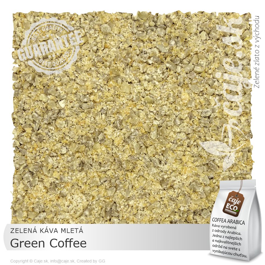 ZELENÁ KÁVA ČISTÁ Green Coffee – mletá (100g)