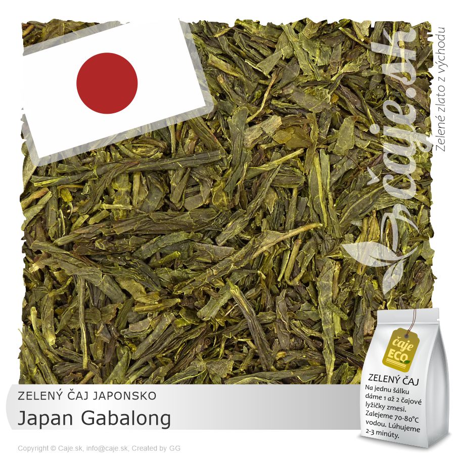 ZELENÝ ČAJ JAPONSKO – Japan Gabalong (50g)