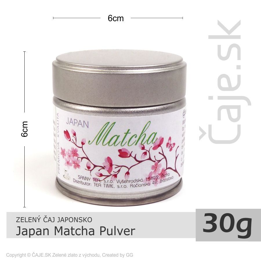 ZELENÝ ČAJ JAPONSKO – Japan Matcha Pulver (30g)