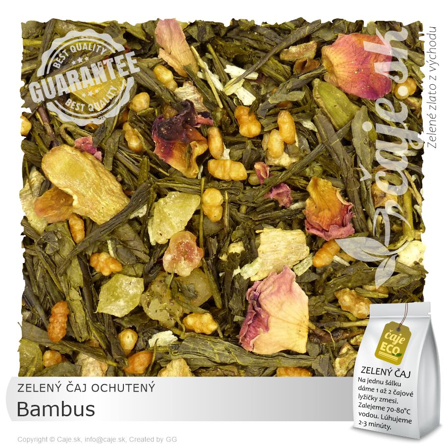 ZELENÝ ČAJ OCHUTENÝ Bambus (50g)