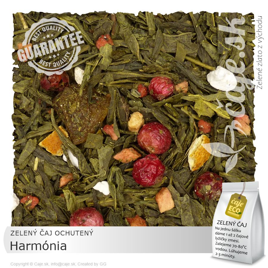 ZELENÝ ČAJ OCHUTENÝ Harmónia (50g)