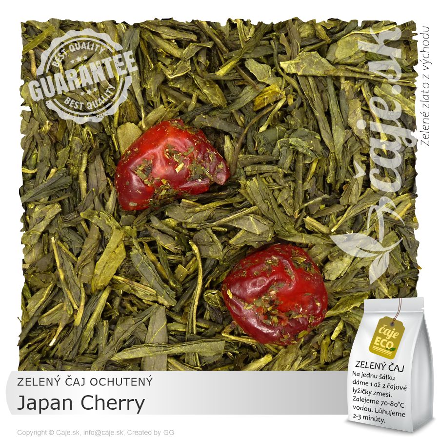 ZELENÝ ČAJ OCHUTENÝ Japan Cherry (50g)