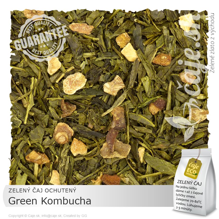 ZELENÝ ČAJ OCHUTENÝ Kombucha Green (50g)