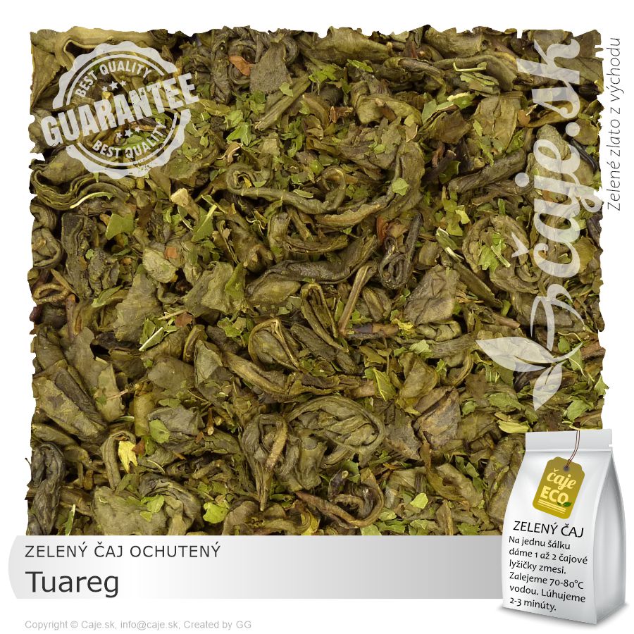 ZELENÝ ČAJ OCHUTENÝ Tuareg (50g)